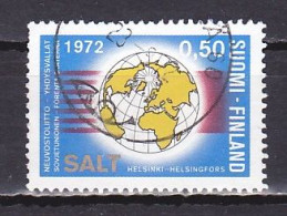 Finland, 1972, Strategic Arms Limitation Talks SALT, 0.50mk, USED - Oblitérés