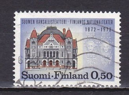 Finland, 1972, National Theatre Centenary, 0.50mk, USED - Oblitérés