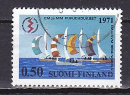 Finland, 1971, International Lightling Class Championships, 0.50mk, USED - Used Stamps