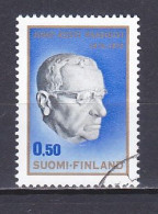 Finland, 1970, Juho Kusti Paasikivi, 0.50mk, USED - Oblitérés