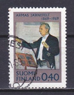 Finland, 1969, Armas Järnefelt, 0.40mk, USED - Gebruikt