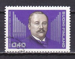 Finland, 1968, Oskar Merikanto, 0.40mk, USED - Used Stamps