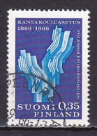 Finland, 1966, Elementary School Decree Centenary, 0.35mk, USED - Used Stamps