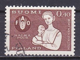 Finland, 1963, Freedom From Hunger, 0.40mk, USED - Oblitérés