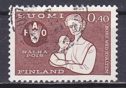 Finland, 1963, Freedom From Hunger, 0.40mk, USED - Used Stamps