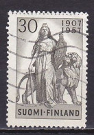 Finland, 1957, Finnish Parliament 50th Anniv, 30mk, USED - Used Stamps