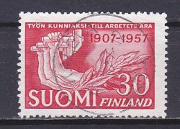 Finland, 1957, Finnish Trade Unions Confederation 50th Anniv, 30mk, USED - Gebraucht