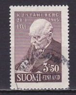 Finland, 1945, Pres. Stahlberg 80th Birthday, 3½mk, USED - Gebraucht