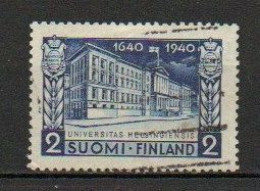 Finland, 1940, Helsinki University 300th Anniv, 2mk, USED - Oblitérés