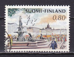 Finland, 1976, Helsinki Market Square, 0.80mk, USED - Used Stamps