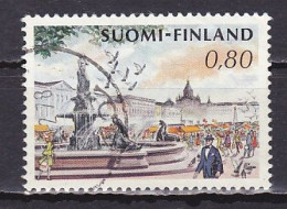 Finland, 1976, Helsinki Market Square, 0.80mk, USED - Oblitérés