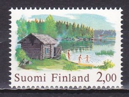 Finland, 1977, Lakeside Sauna, 02.00mk, MNH - Neufs