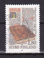 Finland, 1988, First Finnish Printed Book 500th Anniv, 1.80mk, USED - Oblitérés