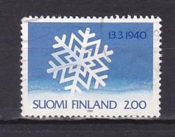 Finland, 1990, End Of Winter War 50th Anniv, 2.00mk, USED - Gebraucht