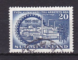 Finland, 1957, Central Federation Of Empolyers 50th Anniv, 20mk, USED - Usados