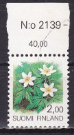 Finland, 1990, Regional Flowers/Wood Anemone, 2.00mk, USED - Used Stamps