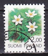 Finland, 1990, Regional Flowers/Wood Anemone, 2.00mk, USED - Oblitérés