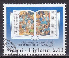 Finland, 1994, Population Registers 450th Anniv, 2.40mk, USED - Usati