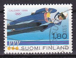 Finland, 1988, Winter Olympics Finnish Athelets, 1.80mk, USED - Usados