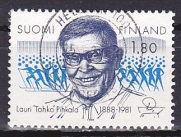 Finland, 1988, Lauri Pihkala, 1.80mk, USED - Oblitérés