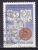 Finland, 1985, Provincial Administration 350th Anniv, 1.50mk, USED - Used Stamps