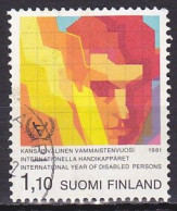 Finland, 1981, International Year Of The Disabled, 1.10mk, USED - Usados