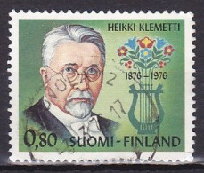 Finland, 1976, Heikki Klemetti, 0.80mk, USED - Used Stamps