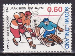 Finland, 1974, World Ice Hockey Championships, 0.60mk, USED - Gebruikt