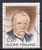 Finland, 1973, Kyösti Kallio, 0.60mk, USED - Used Stamps