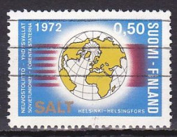 Finland, 1972, Strategic Arms Limitation Talks SALT, 0.50mk, USED - Used Stamps