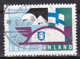 Finland, 1969, National & International Fairs, 0.40mk, USED - Used Stamps