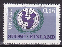 Finland, 1966, UNICEF 20th Anniv, 0.15mk, USED - Oblitérés