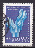 Finland, 1966, Elementary School Decree Centenary, 0.35mk, USED - Usados