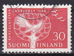 Finland, 1960, Karelian National Festival, 30mk, USED - Usados