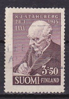 Finland, 1945, Pres. Stahlberg 80th Birthday, 3½mk, USED - Usati