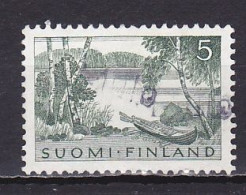 Finland, 1961, Lakeside Scene, 5mk, USED - Gebruikt
