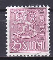 Finland, 1958, Lion, 25mk, USED - Oblitérés
