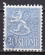 Finland, 1956, Lion, 30mk, USED - Gebruikt