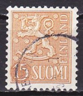 Finland, 1957, Lion, 15mk, USED - Oblitérés