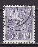 Finland, 1954, Lion, 5mk, USED - Gebruikt