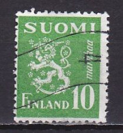 Finland, 1952, Lion, 10mk, USED - Usados