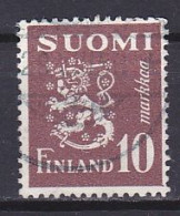 Finland, 1950, Lion, 10mk, USED - Gebruikt