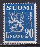 Finland, 1950, Lion, 20mk, USED - Gebruikt