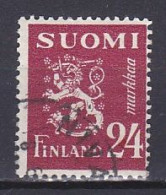 Finland, 1948, Lion, 24mk, USED - Used Stamps
