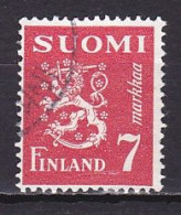 Finland, 1947, Lion, 7mk, USED - Oblitérés