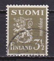 Finland, 1942, Lion, 3½mk, USED - Used Stamps