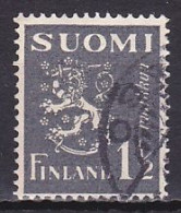 Finland, 1940, Lion, 1½mk, USED - Usados