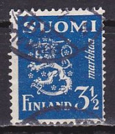 Finland, 1936, Lion, 3½mk, USED - Oblitérés