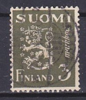 Finland, 1930, Lion, 3mk, USED - Gebruikt