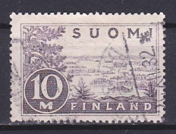 Finland, 1930, Lake Saimaa/Light Violet, 10mk, USED - Usati